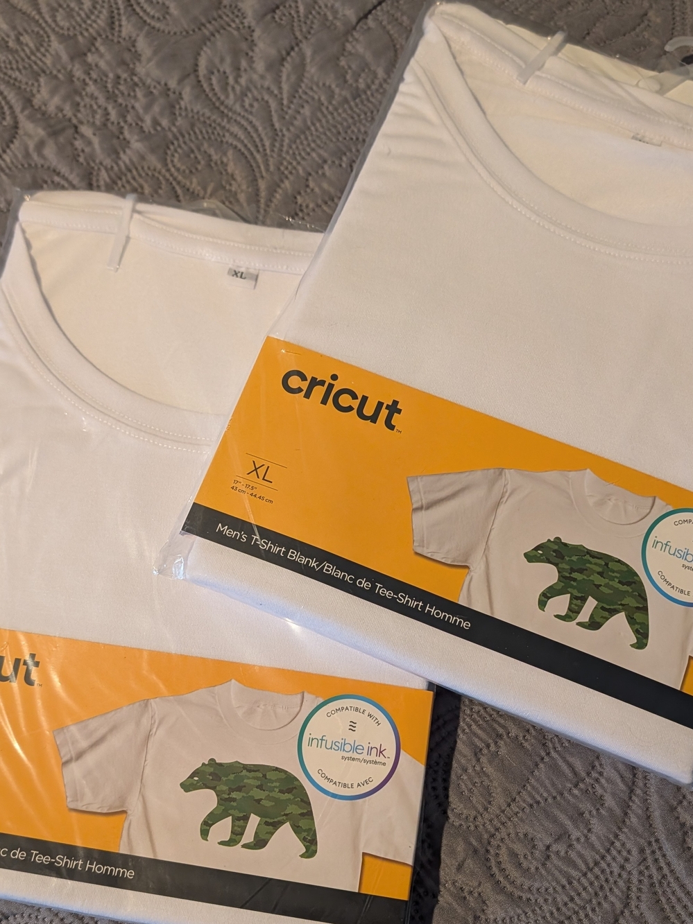 Lot of 12 Cricut Blanks - Women Men Youth, White, NWT, Various Sizes, For Makers - Picture 3 of 4
